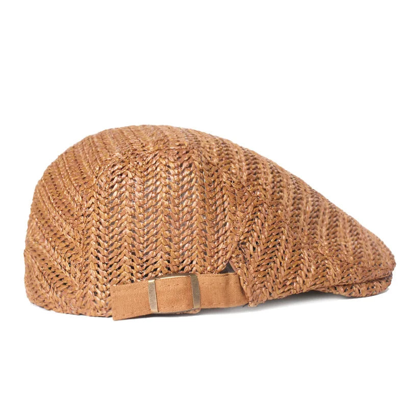 Da Souza Summer Straw Flat Cap