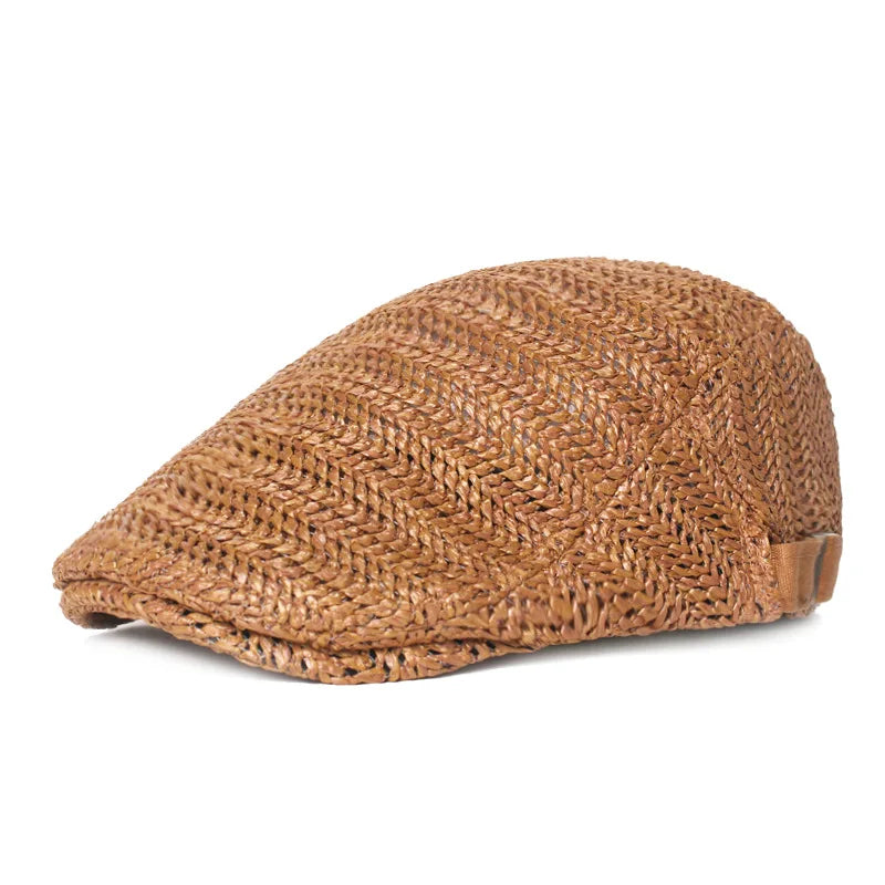 Da Souza Summer Straw Flat Cap