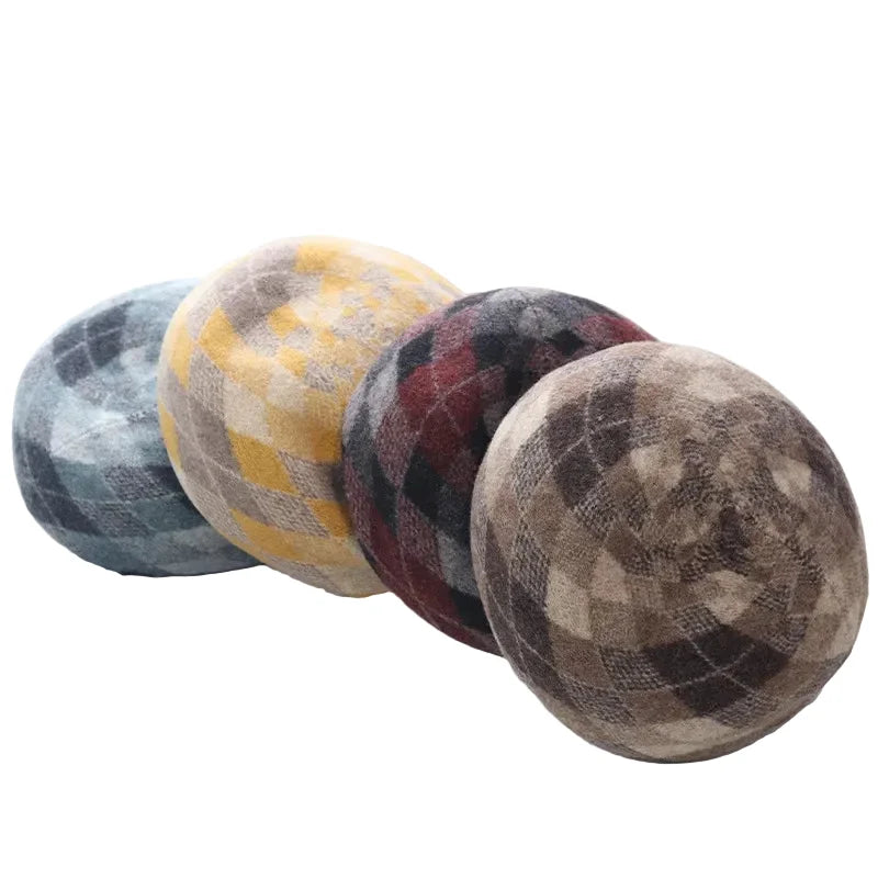 Dordogne Women Rhombuses Wool Beret