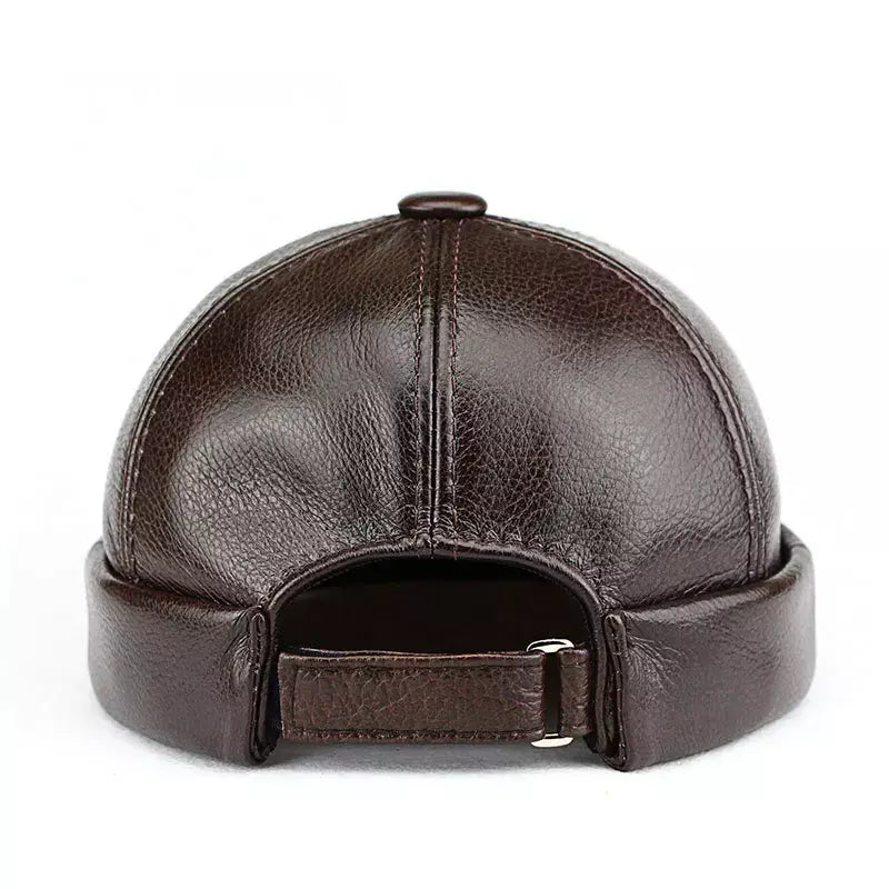 Fairbury Genuine Leather Docker Cap