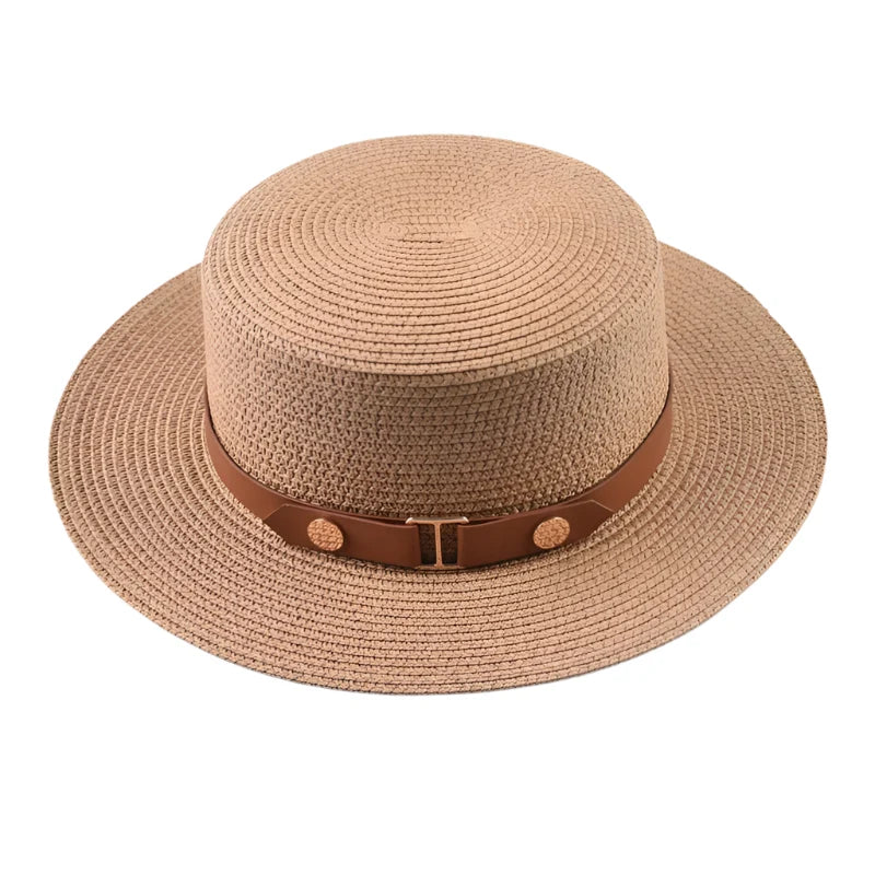 Figueira Summer Straw Boater Hat