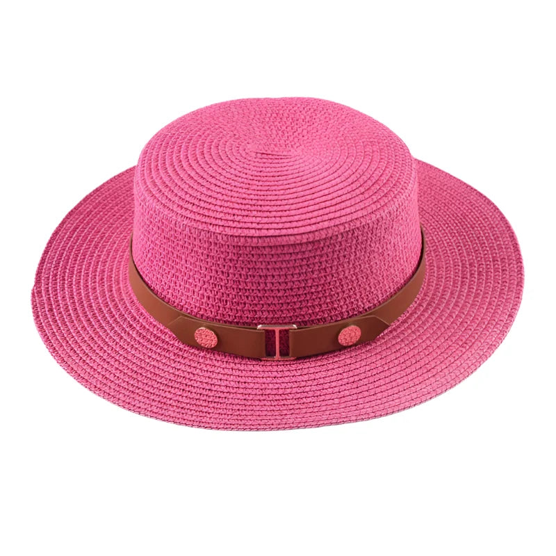 Figueira Summer Straw Boater Hat