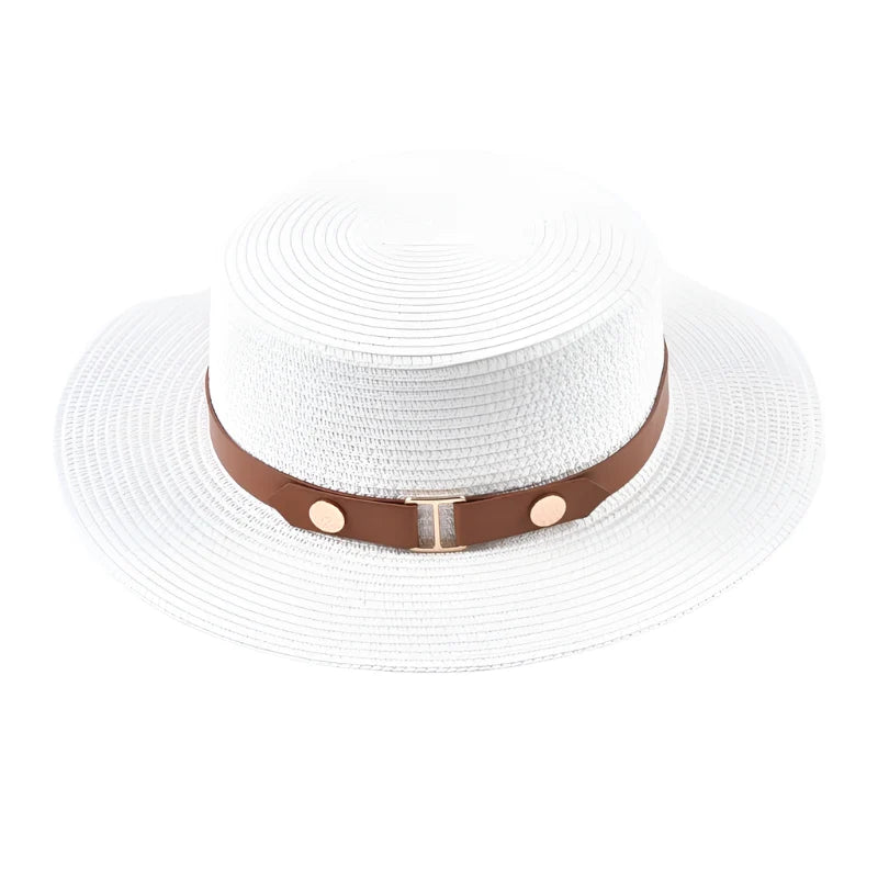 Figueira Summer Straw Boater Hat