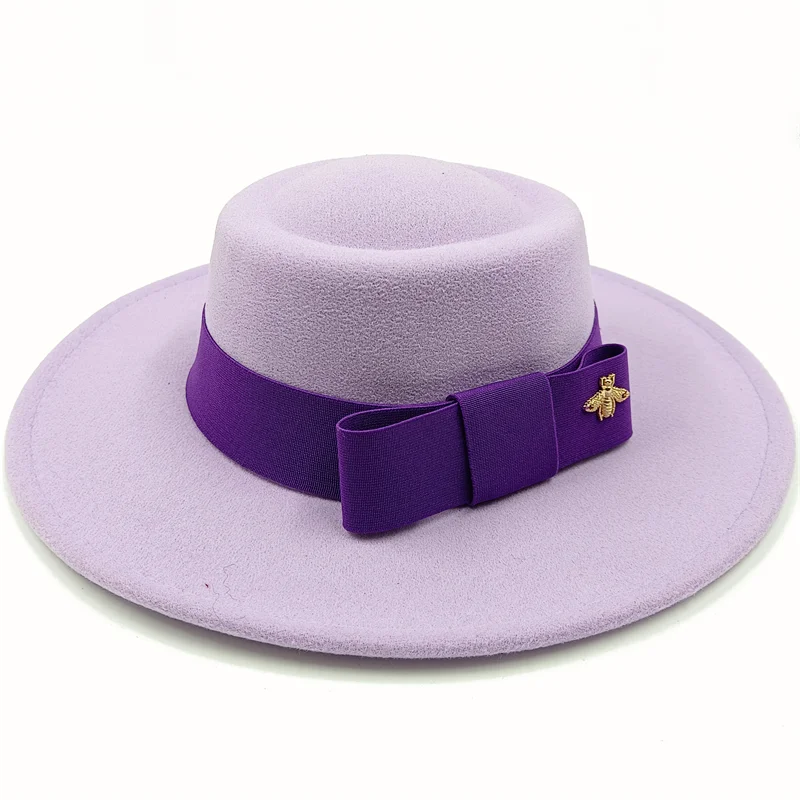 Firefly Ribbon Boater Porkpie Hat