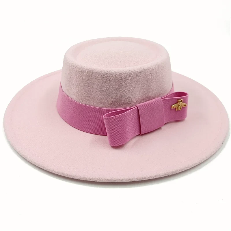 Firefly Ribbon Boater Porkpie Hat