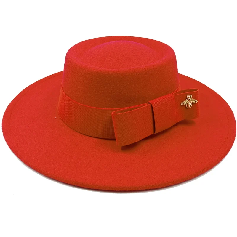 Firefly Ribbon Boater Porkpie Hat