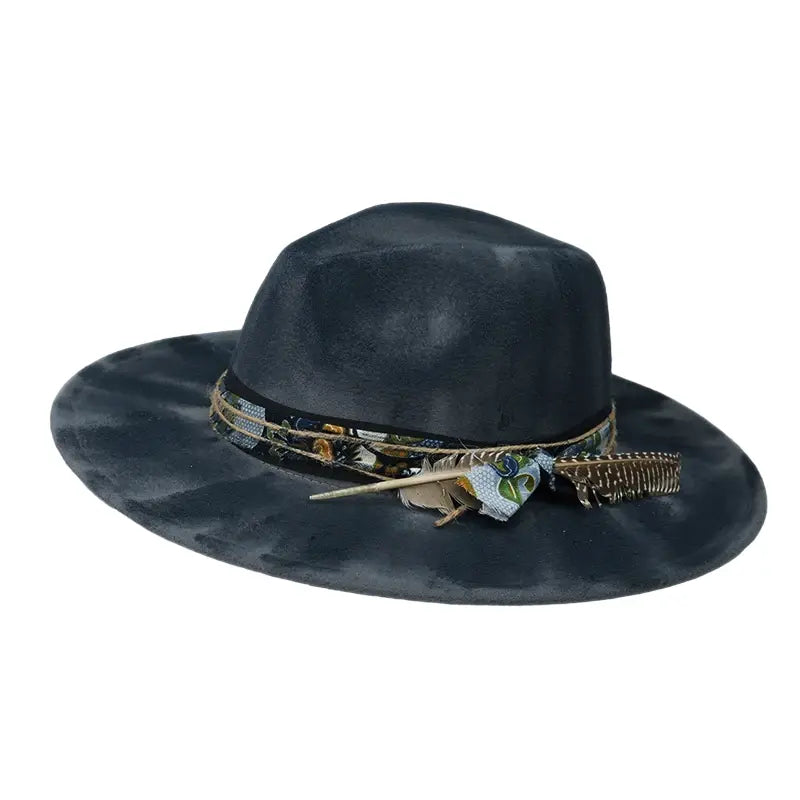 Hereford Retro Handmade Burned Fedora Hat