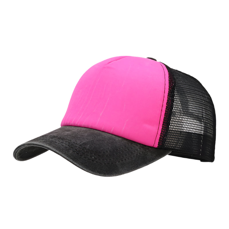 Kids Summer Cotton Trucker Cap