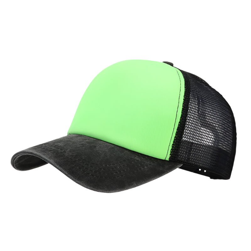 Kids Summer Cotton Trucker Cap