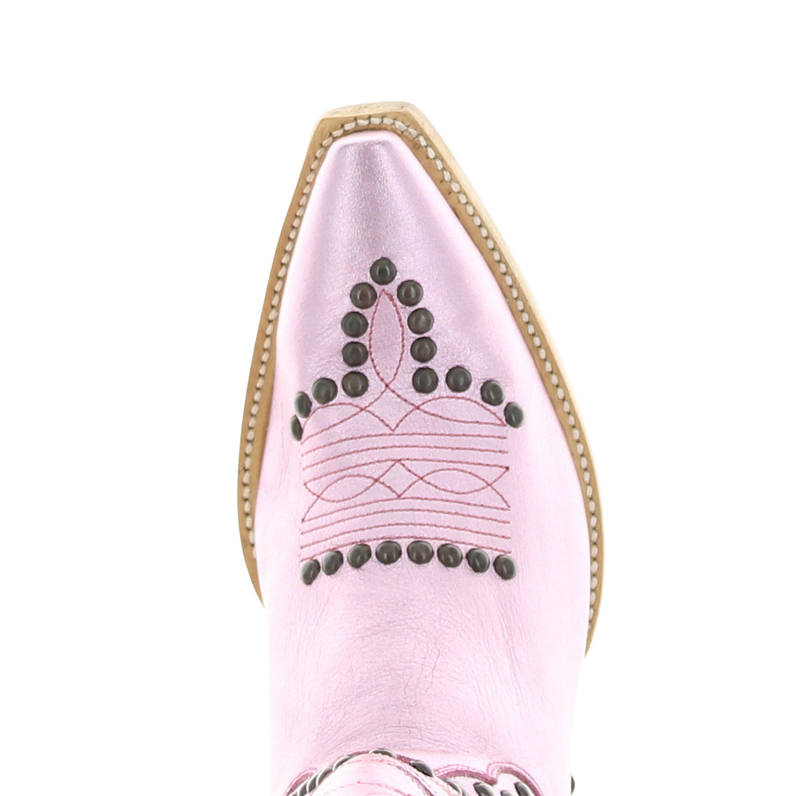 Women's Metallic Cowgirl Boots - Metallic Pink - view 5
