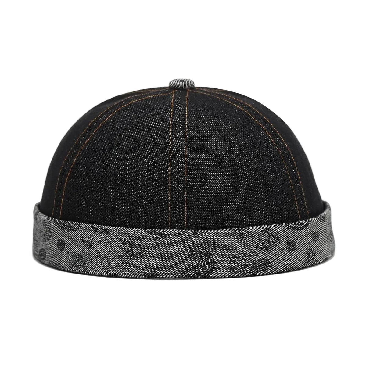 Manchester Cashew Flowers Denim Docker Cap
