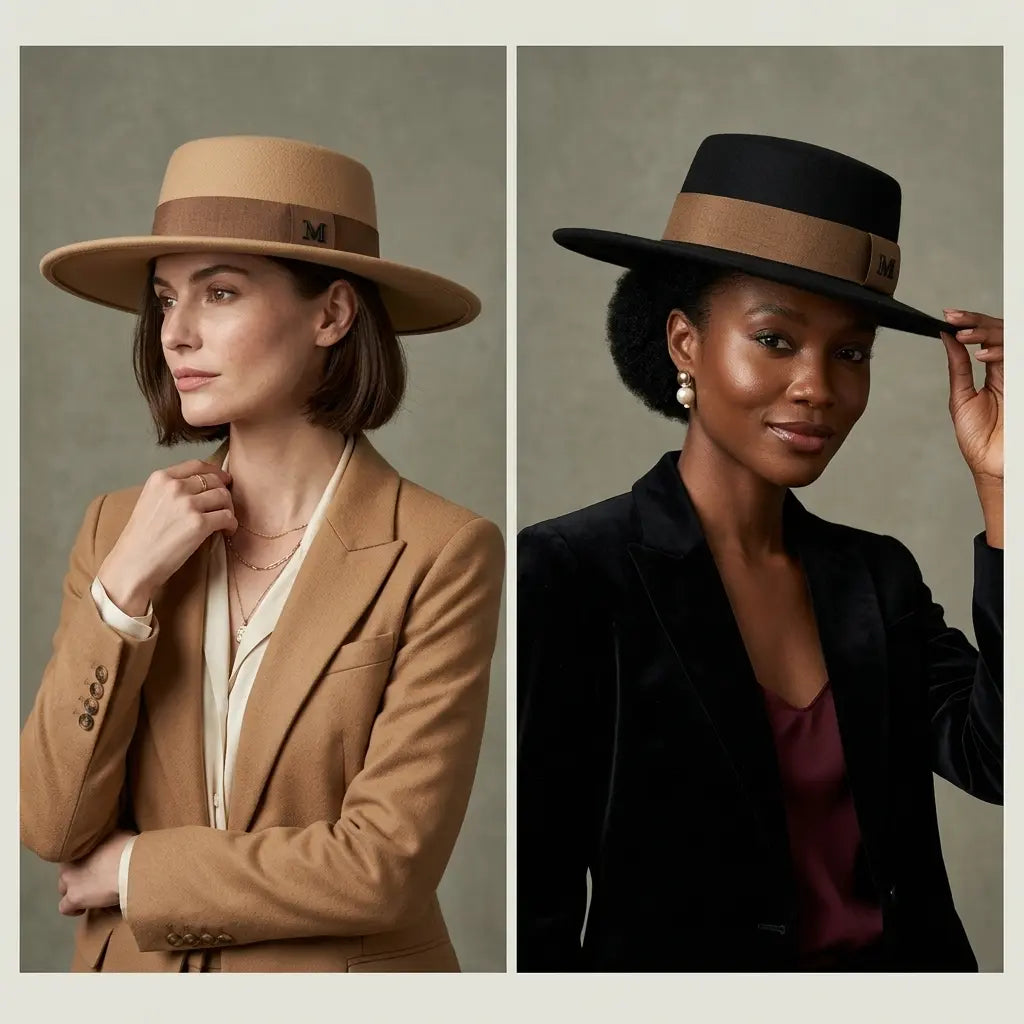 Maribeau Vintage Boater Hat