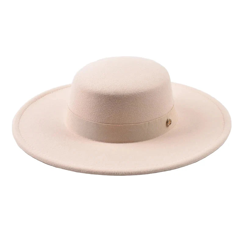 Mettreux Wide Brimmed Boater Hat