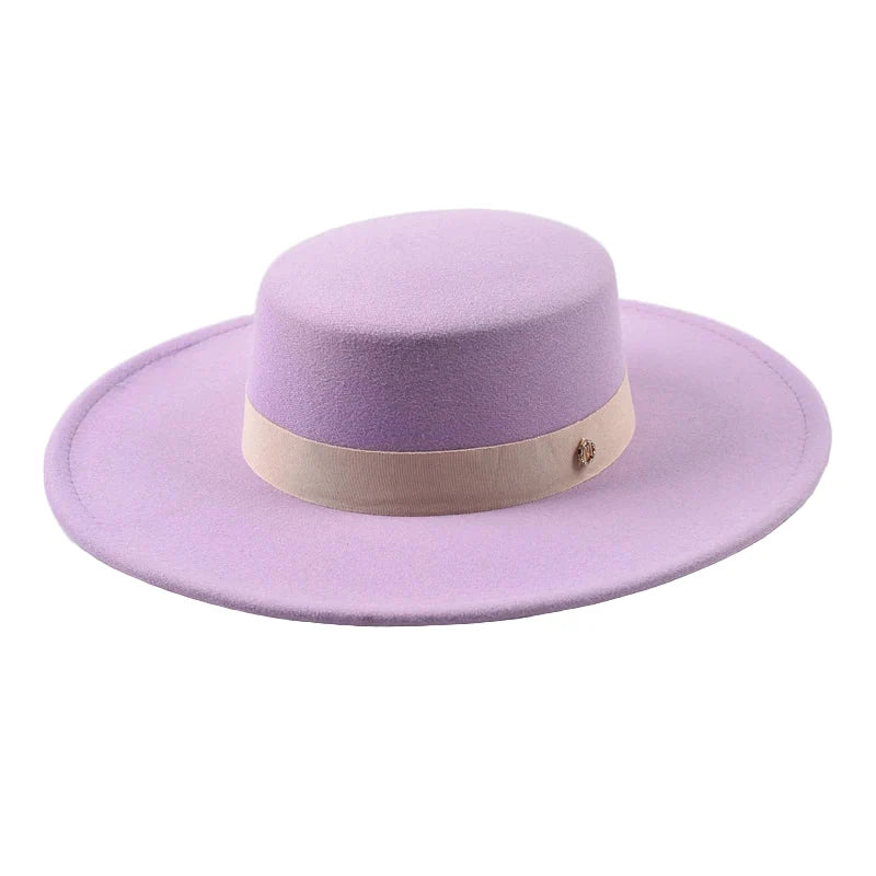 Mettreux Wide Brimmed Boater Hat