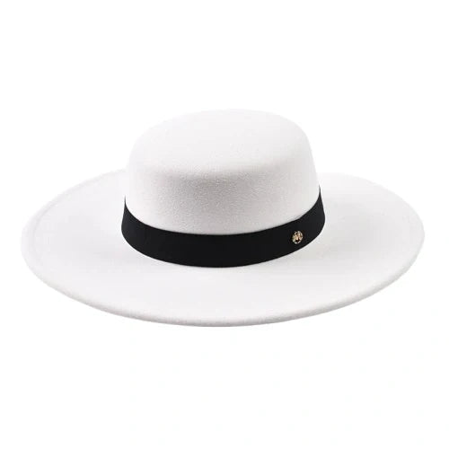 Mettreux Wide Brimmed Boater Hat