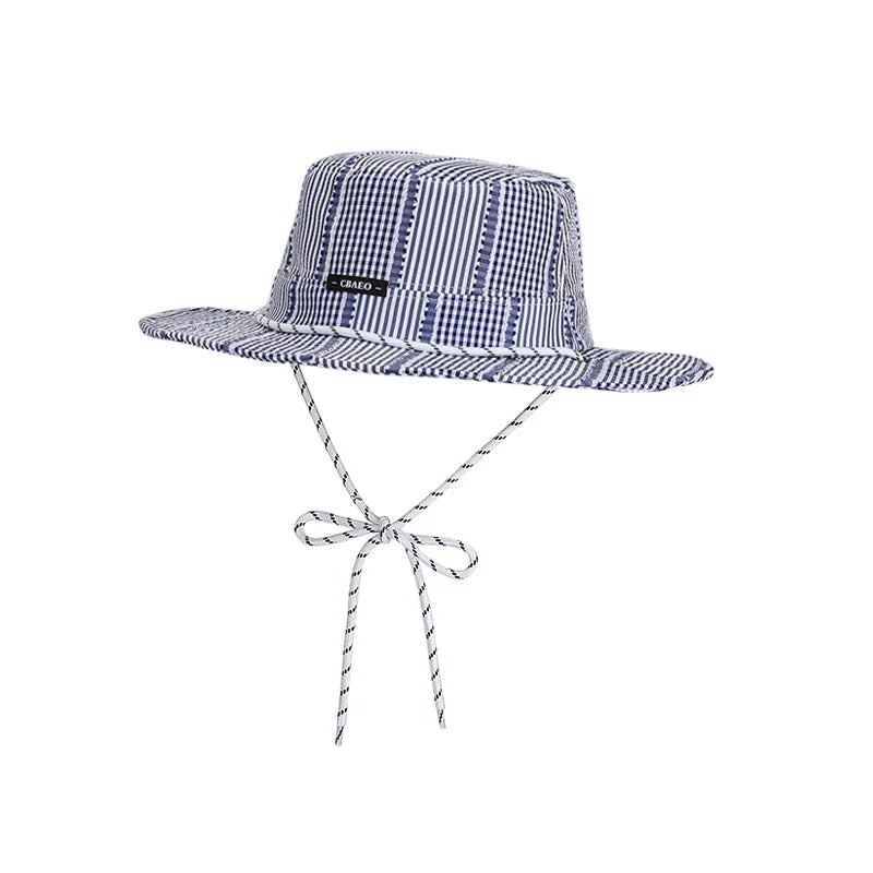 Napoli Summer Striped Fisherman Boater Hat