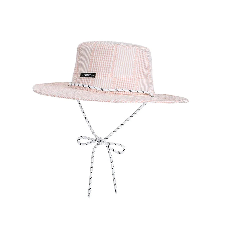 Napoli Summer Striped Fisherman Boater Hat