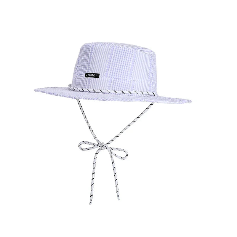 Napoli Summer Striped Fisherman Boater Hat