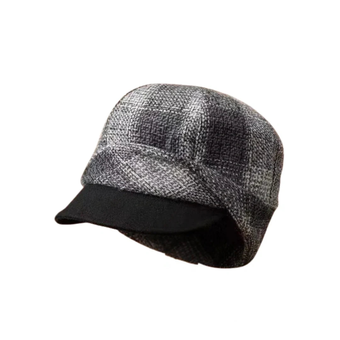 Newcastle Women Retro Plaid Wool Beret