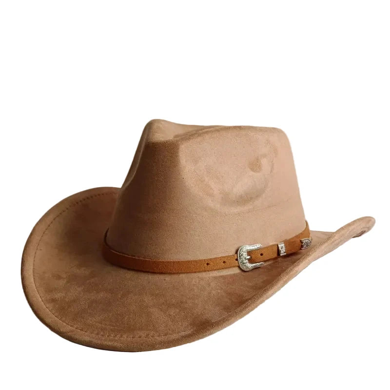 North Dakota Suede Western Cowboy Hat
