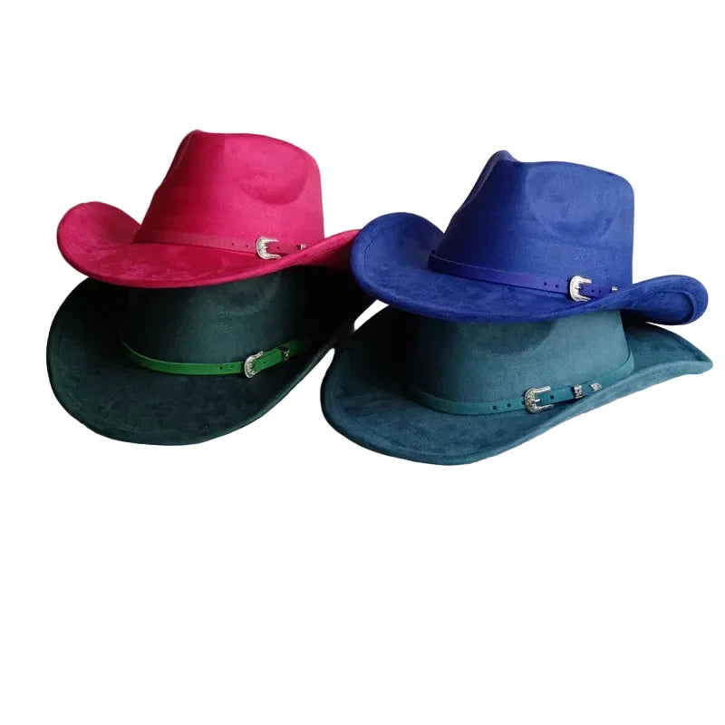 North Dakota Suede Western Cowboy Hat