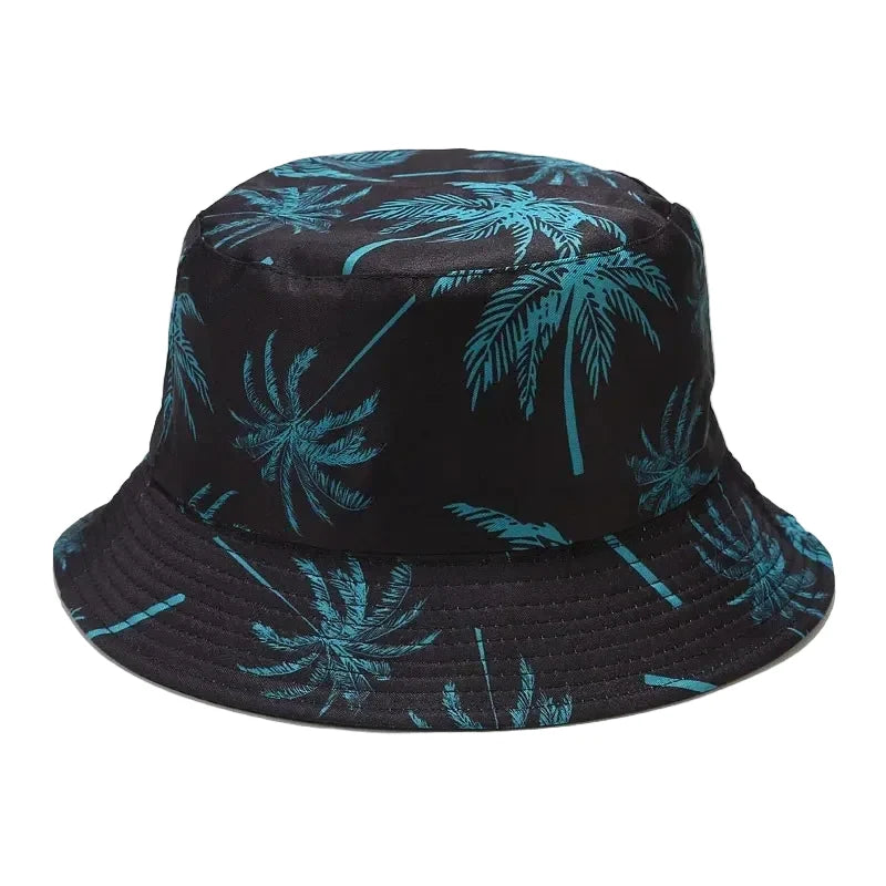 Palm Trees Summer Reversible Bucket Hat