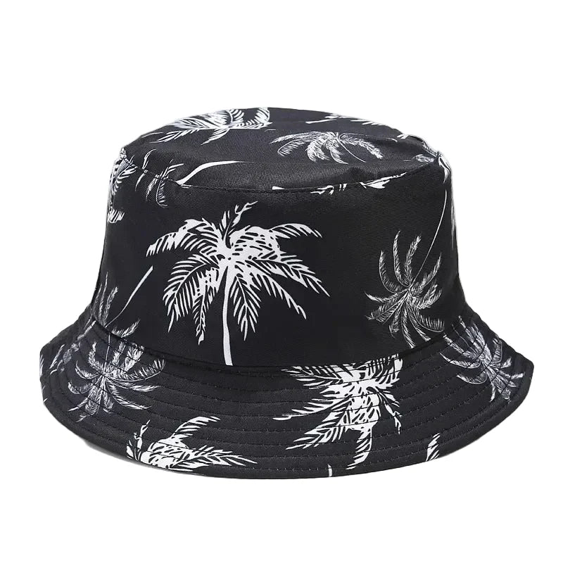 Palm Trees Summer Reversible Bucket Hat