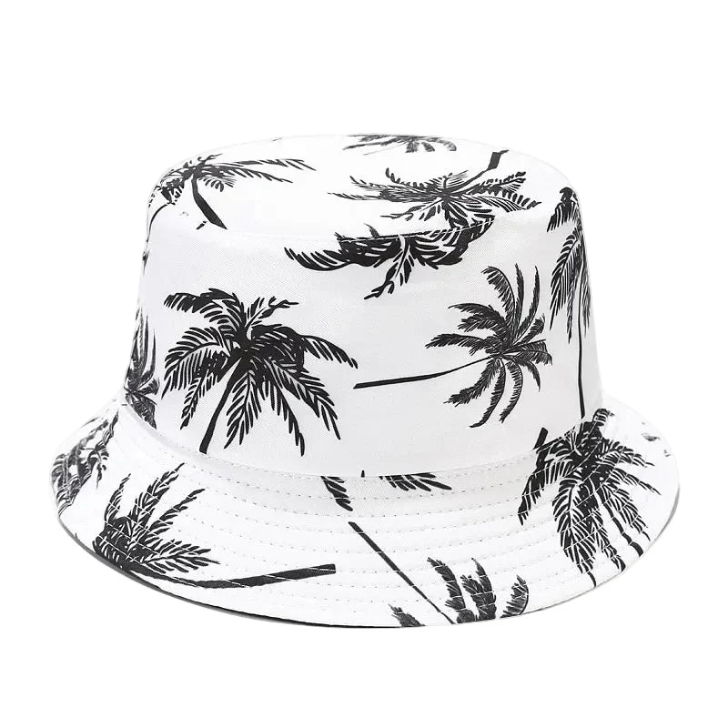 Palm Trees Summer Reversible Bucket Hat