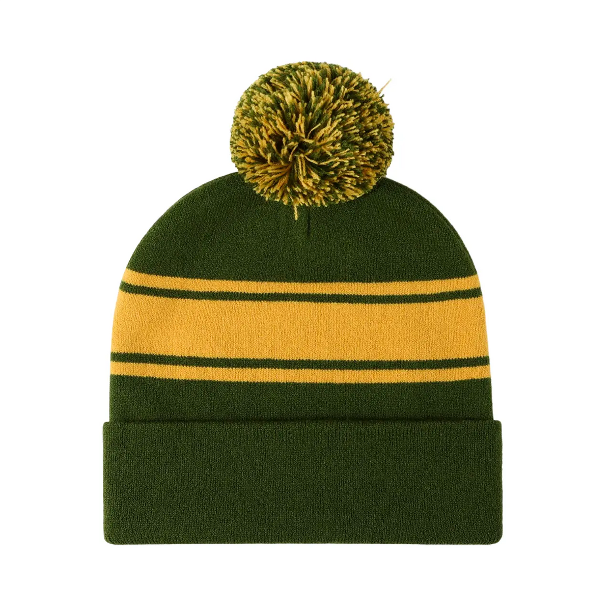 Palmer Pom Pom Striped Beanie