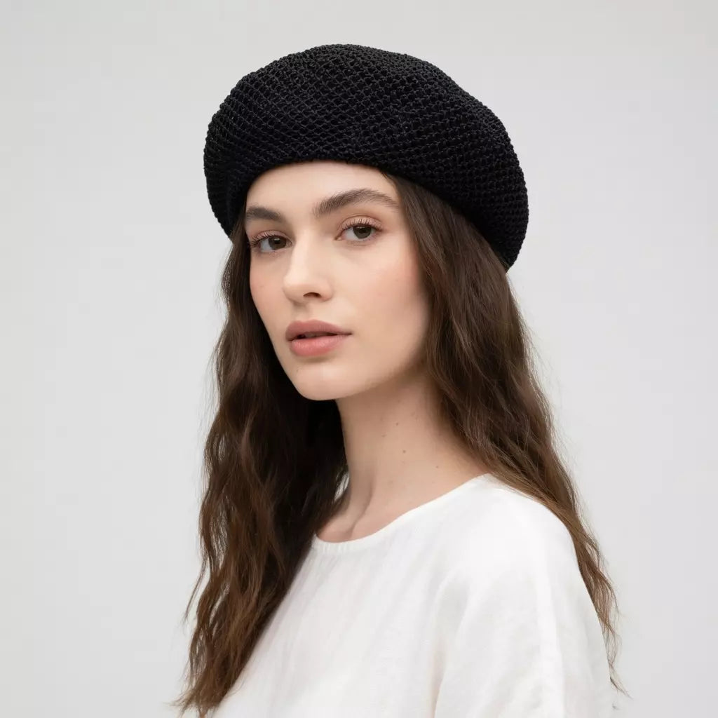 Riccione Woman Summer Straw Beret