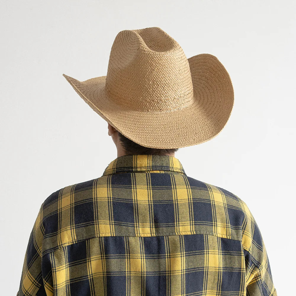 Rimini Summer Handmade Straw Western Cowboy Hat