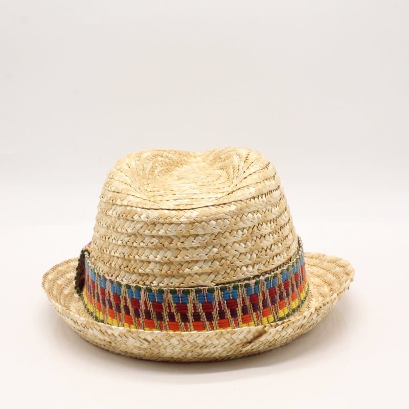 Riviera Summer Straw Trilby Hat