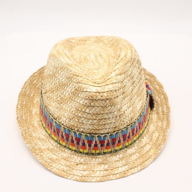 Riviera Summer Straw Trilby Hat