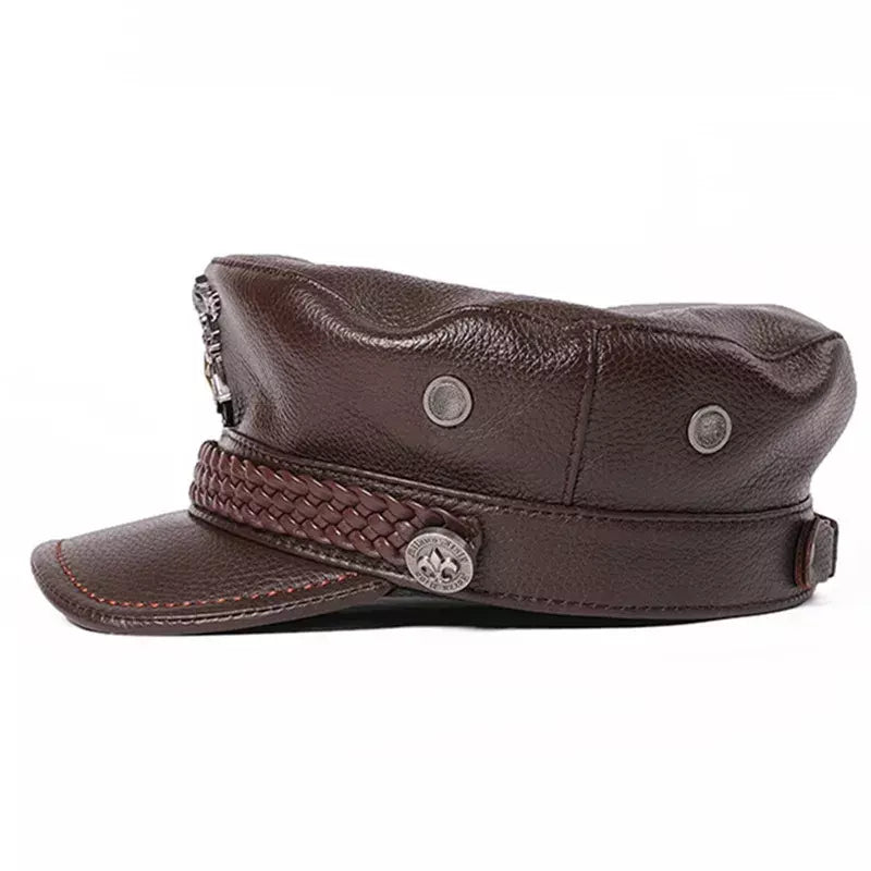 Royal Star Genuine Leather Sailor Cap