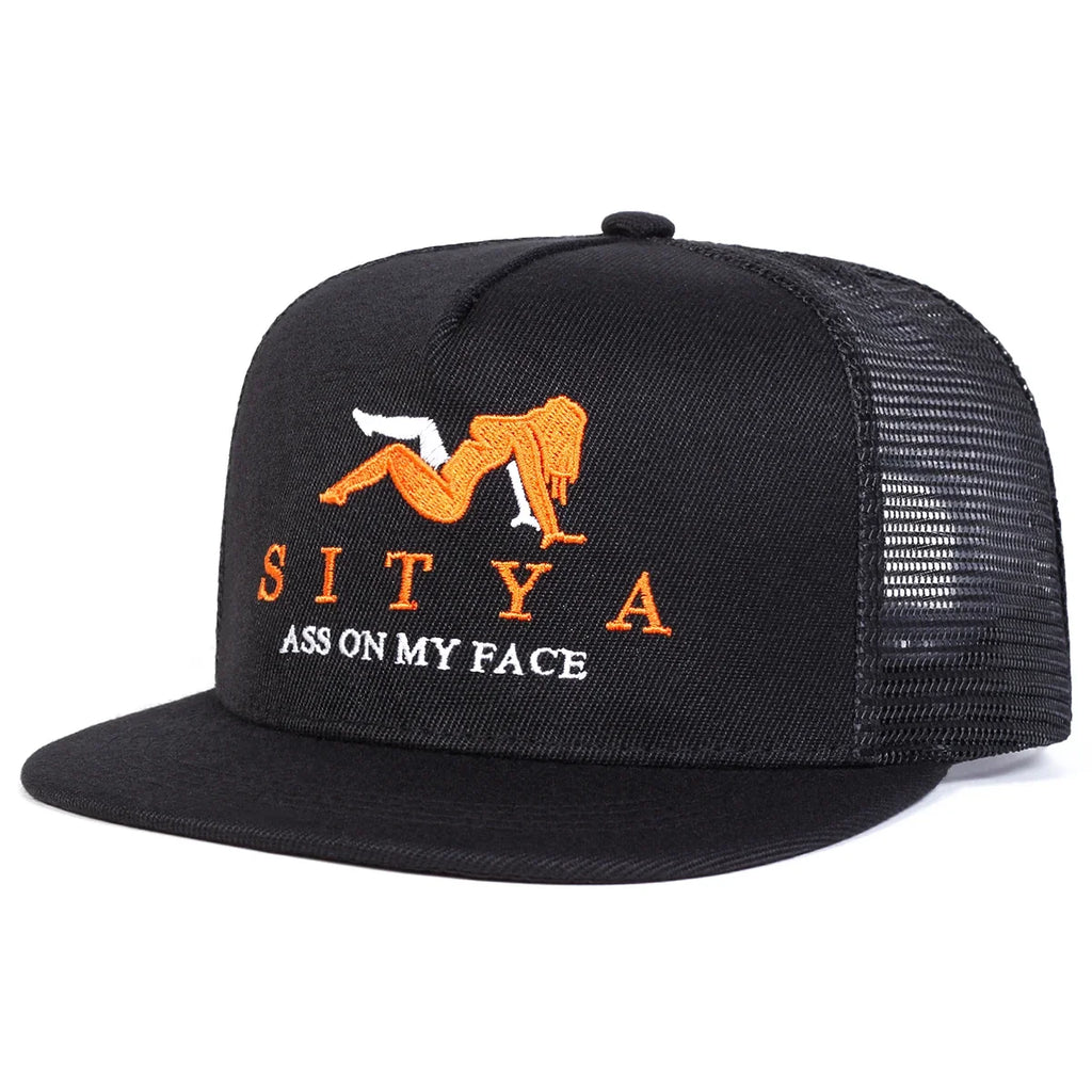 SITYA Ass On My Face Trucker Snapback Cap