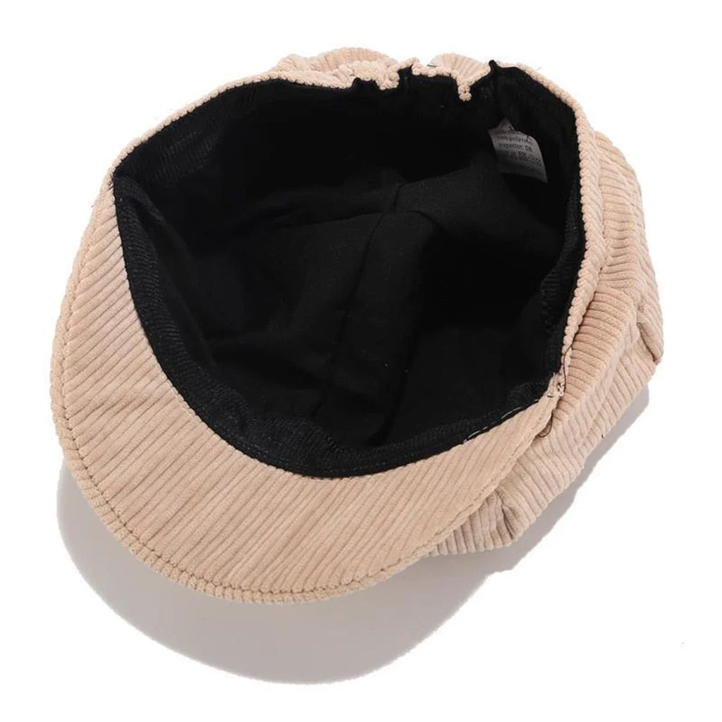 Talleyrand Women Corduroy Newsboy Cap