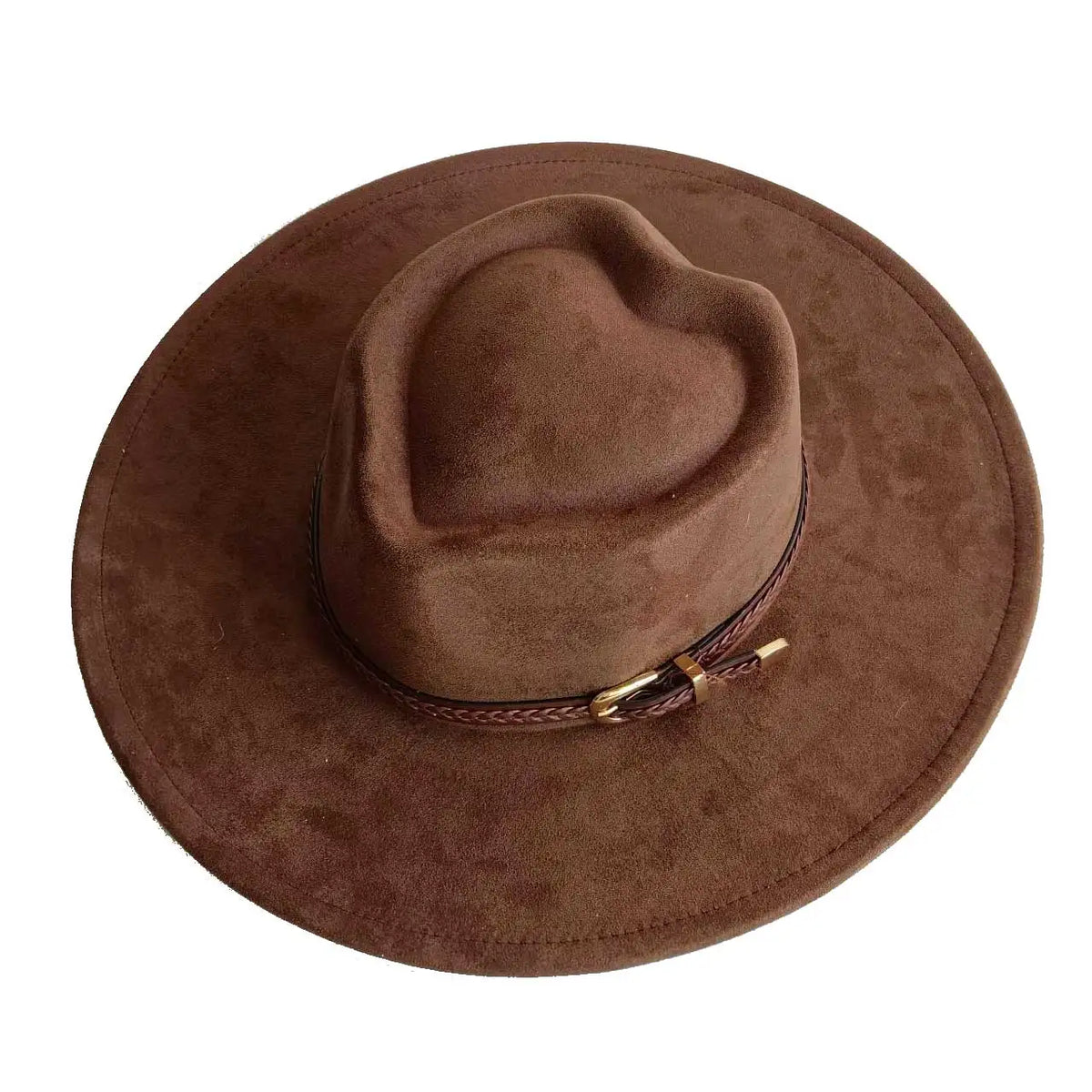 Texas Heart-Shaped Crown Suede Hat