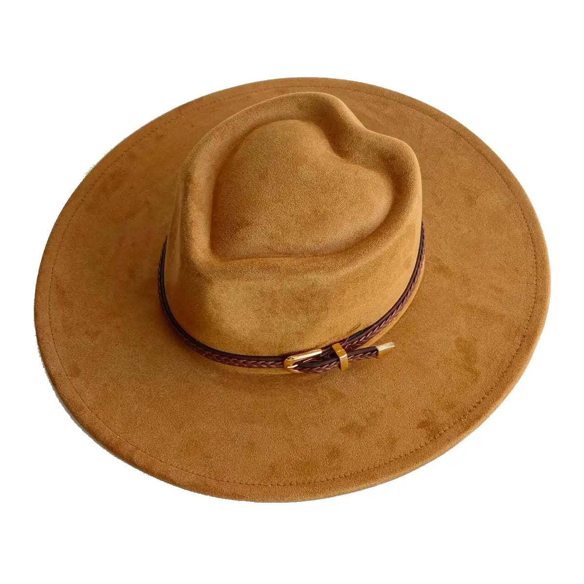 Texas Heart-Shaped Crown Suede Hat