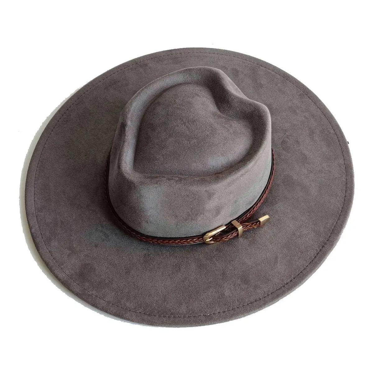 Texas Heart-Shaped Crown Suede Hat