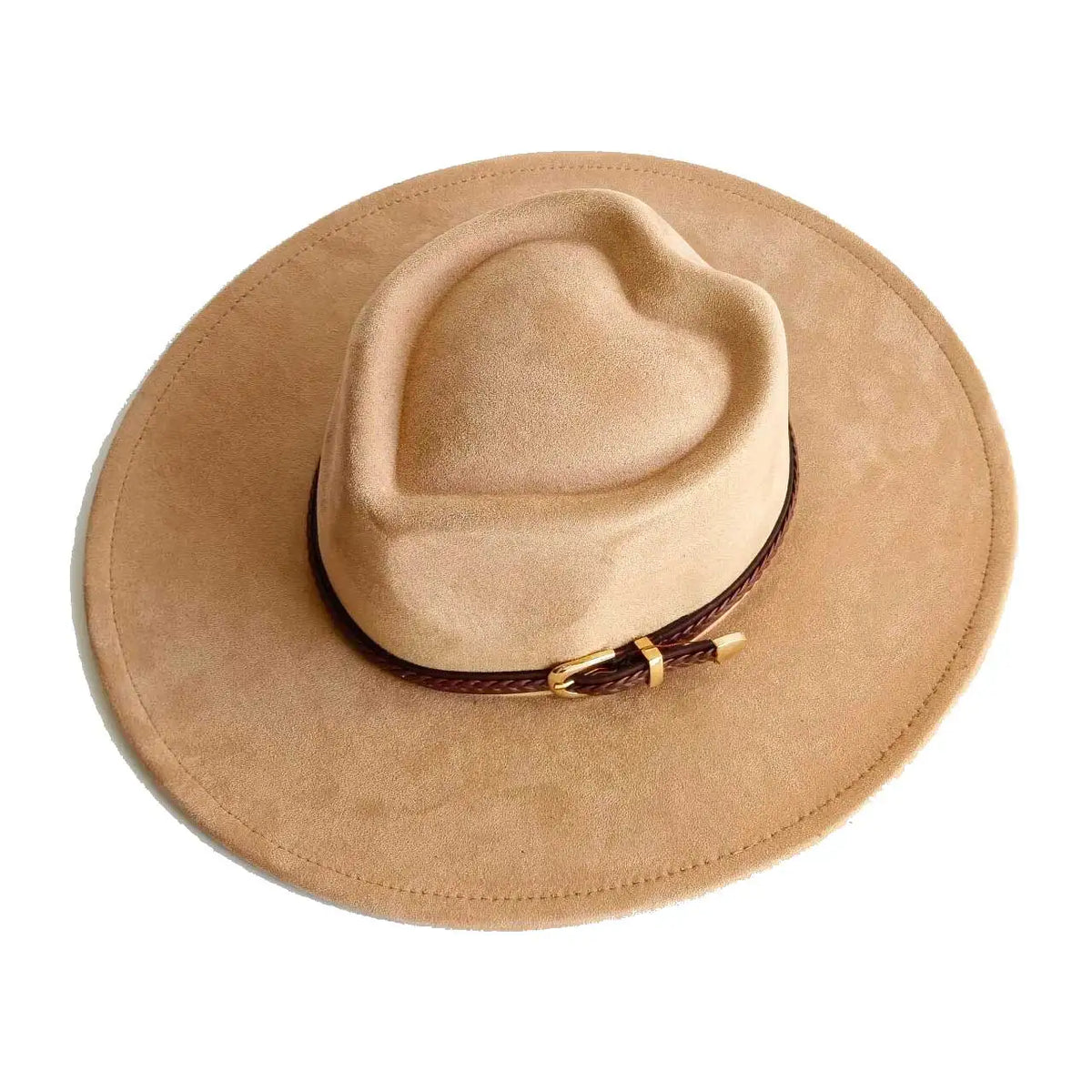 Texas Heart-Shaped Crown Suede Hat