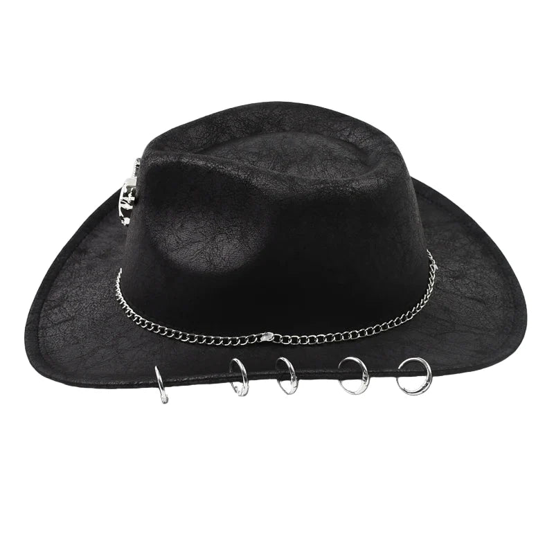 The Iron Bull Leather Cowboy Hat