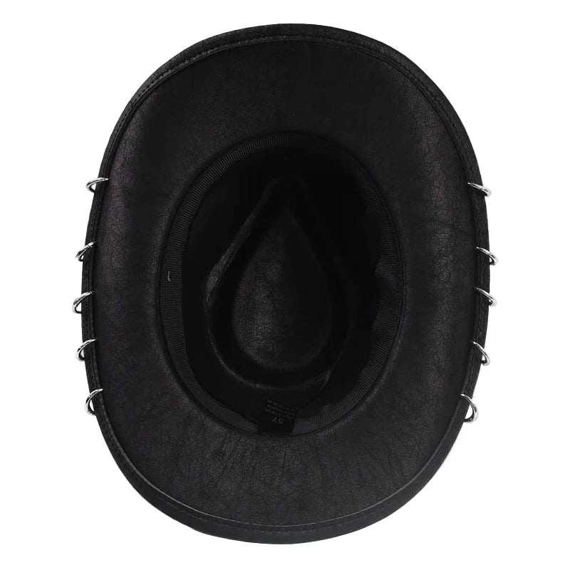 The Iron Bull Leather Cowboy Hat