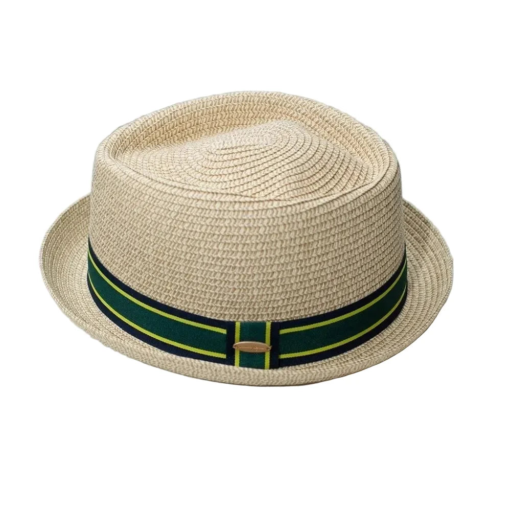 Trento Summer Breathable Straw Trilby Hat
