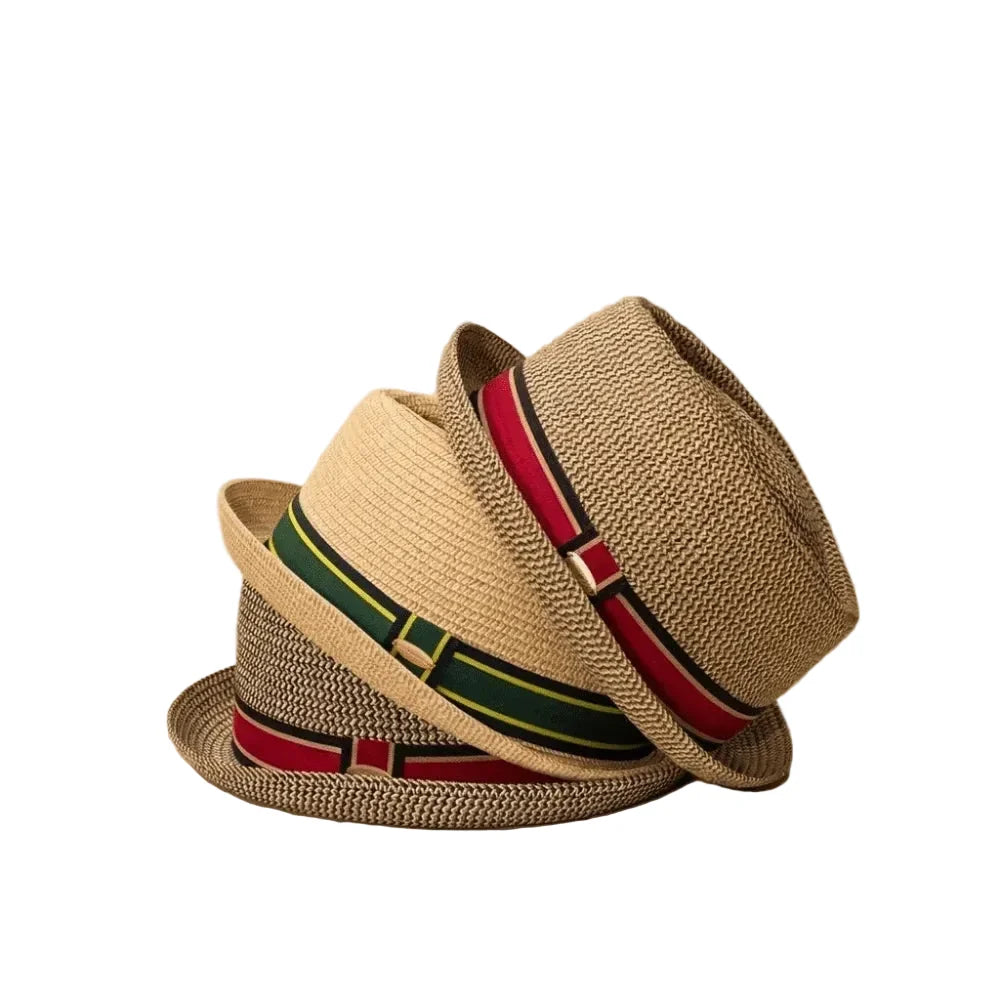 Trento Summer Breathable Straw Trilby Hat