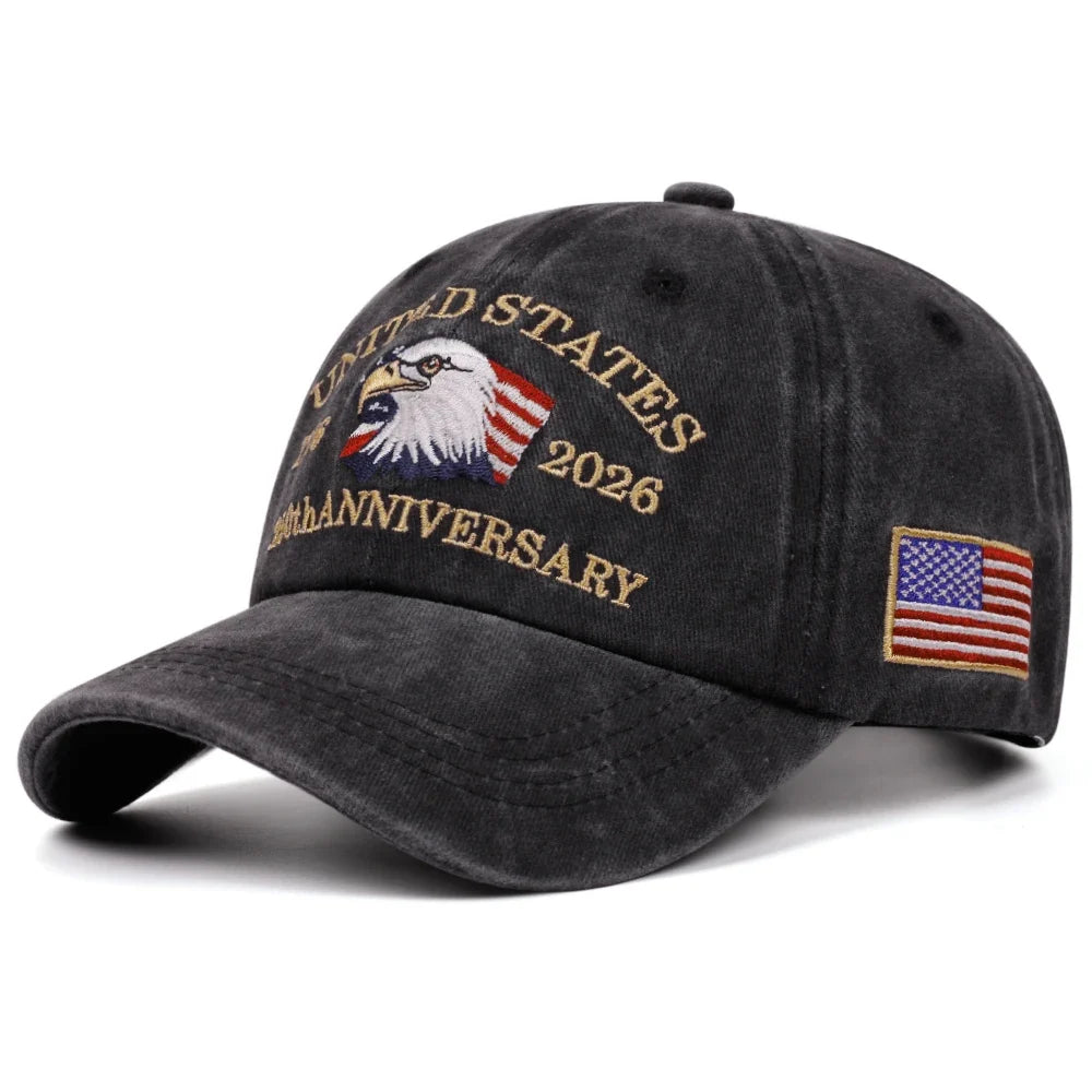 United States 250th Anniversary Washed Cotton Baseball Cap
