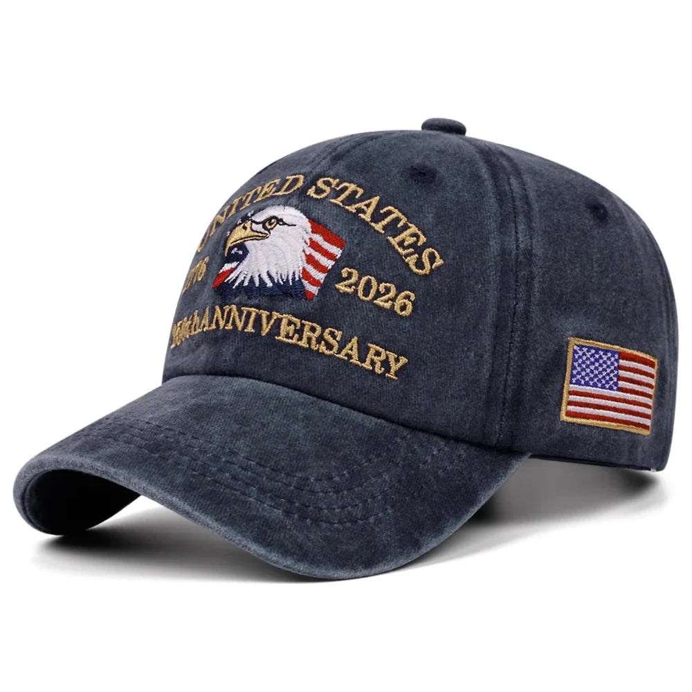 United States 250th Anniversary Washed Cotton Baseball Cap