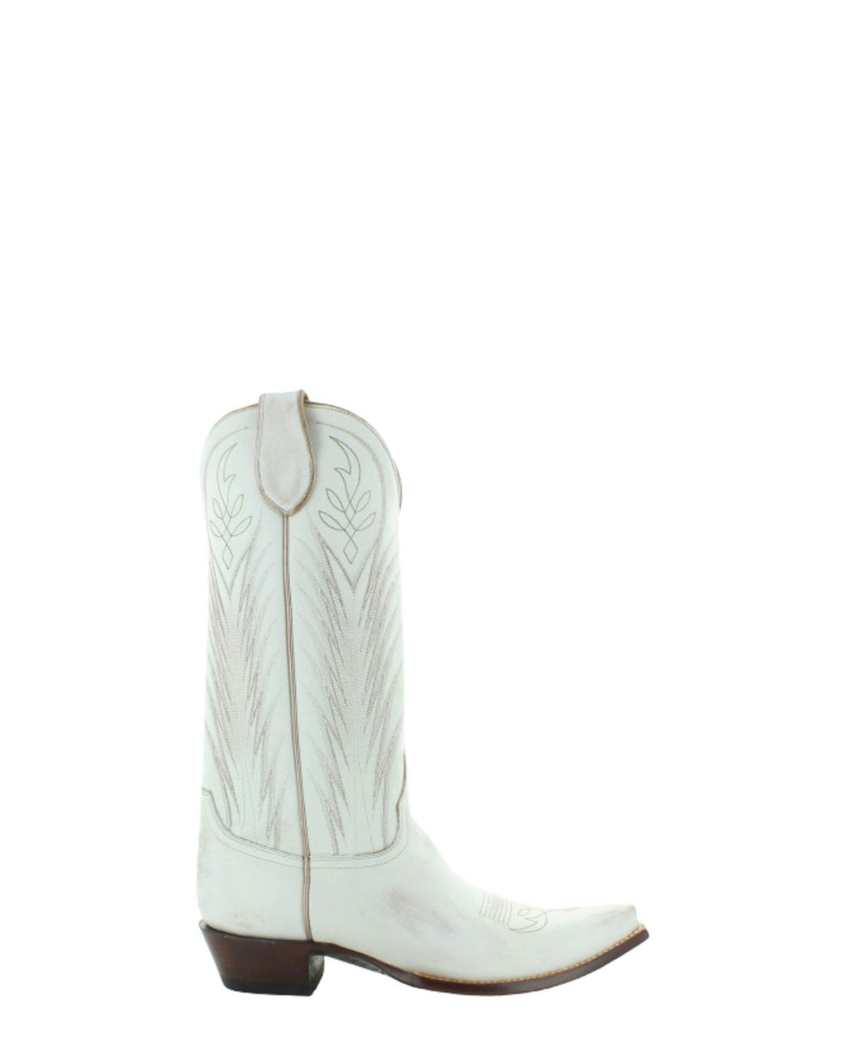 Women's Vintage Embroidered Cowgirl Boots - Beige - view 2