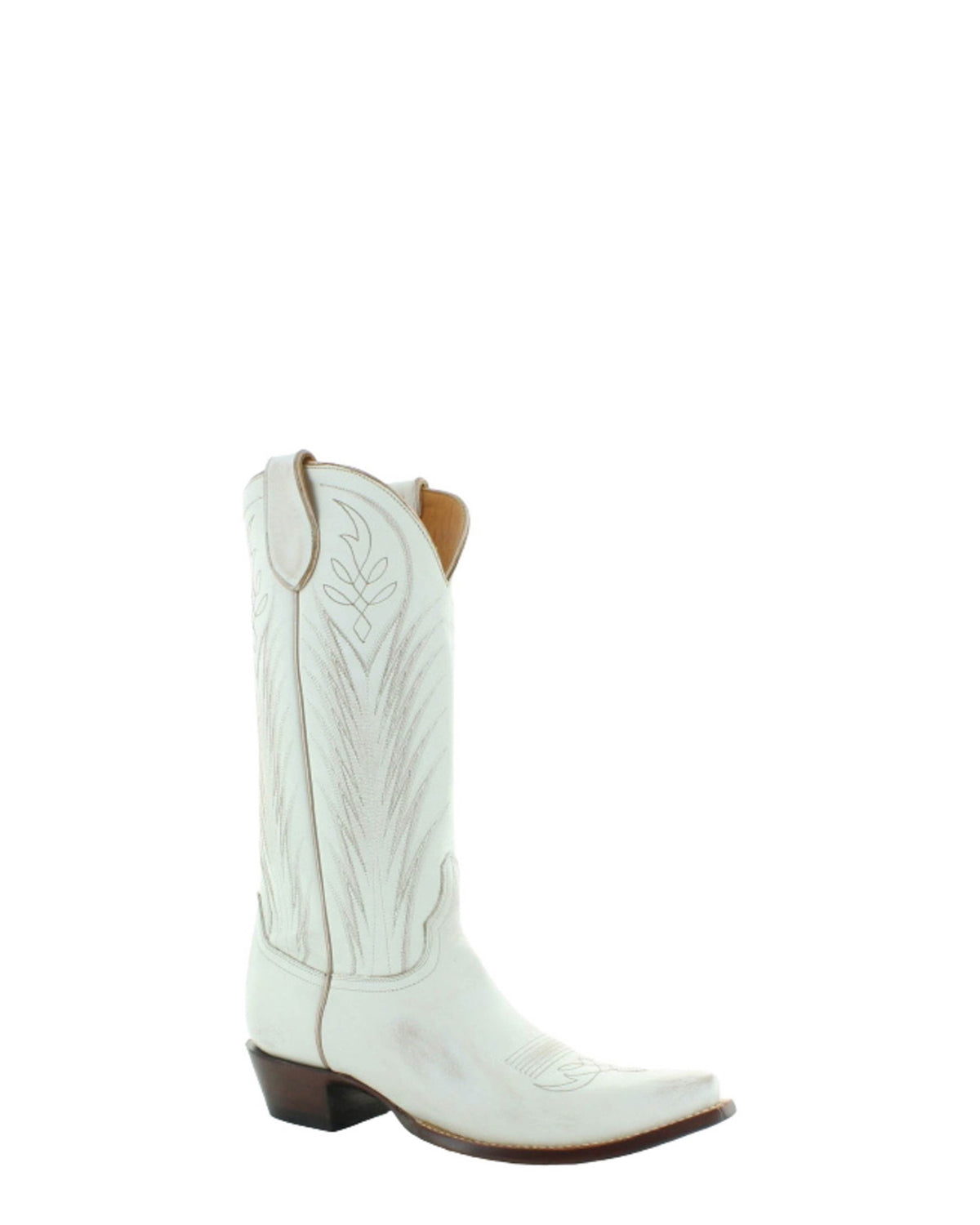 Women's Vintage Embroidered Cowgirl Boots - Beige - view 3