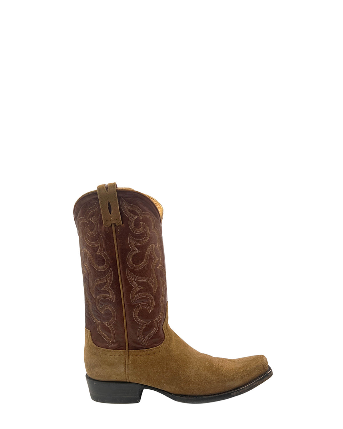 Men's Embroidered Cowboy Boots - Sand/Honey - view 2