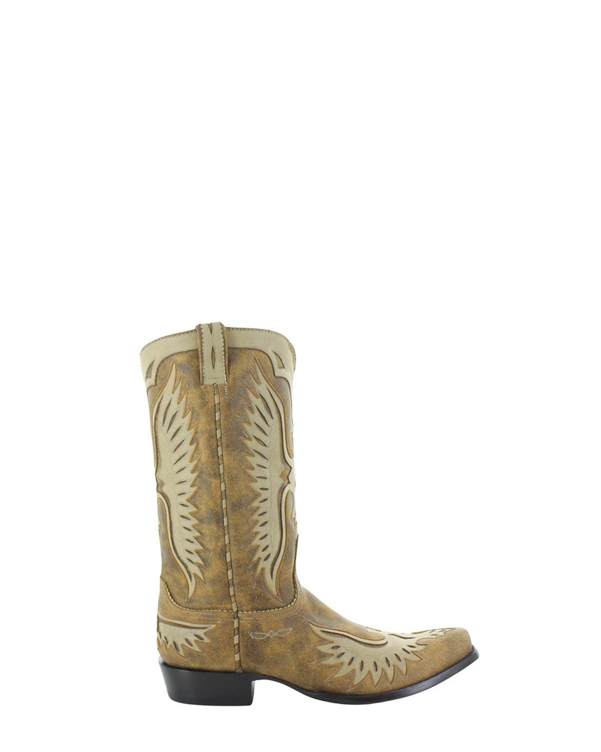 Men's Eagle Cowboy Boots - Rust/Bone - view 2